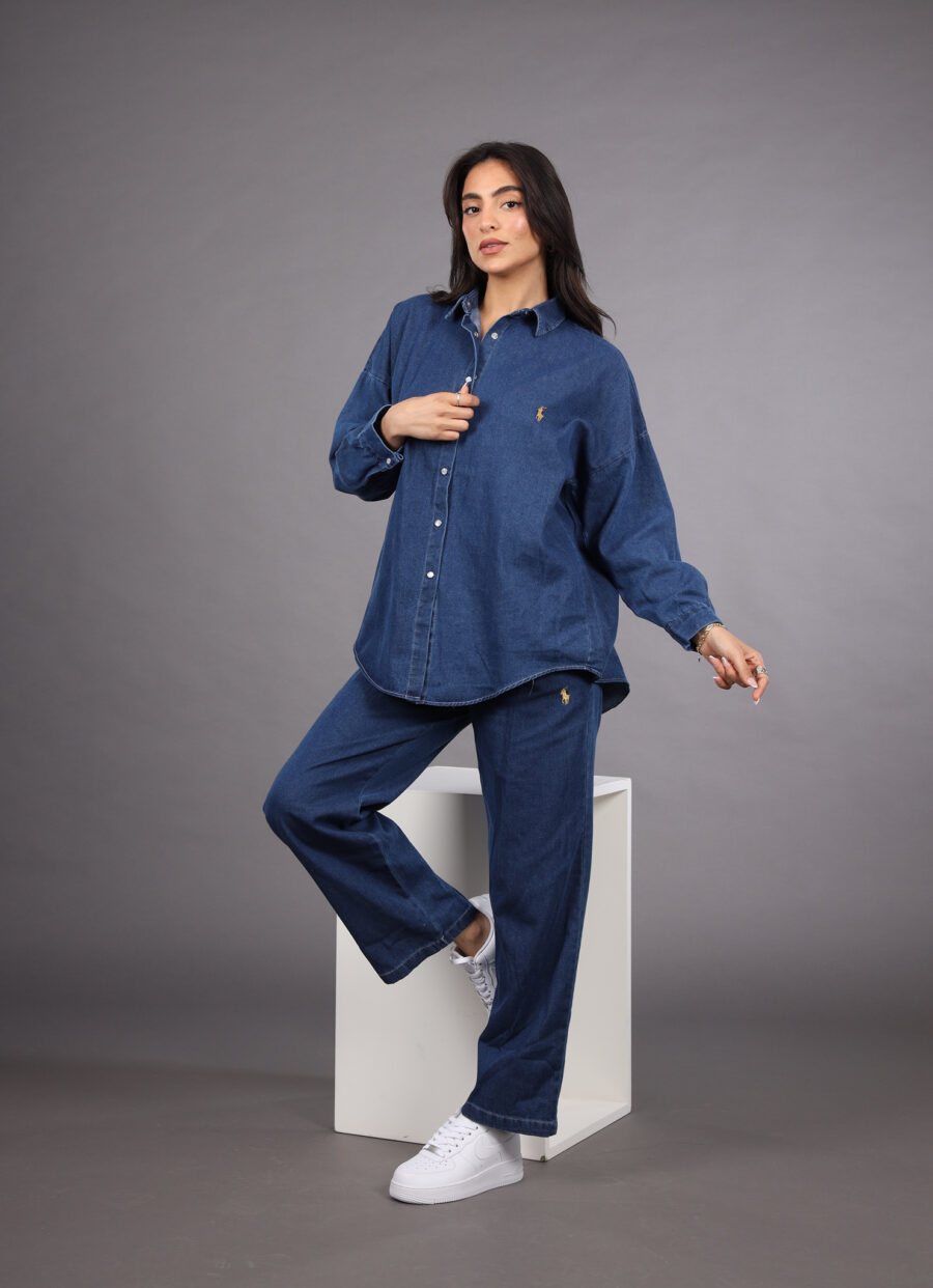 طقم جينز بولو POLO