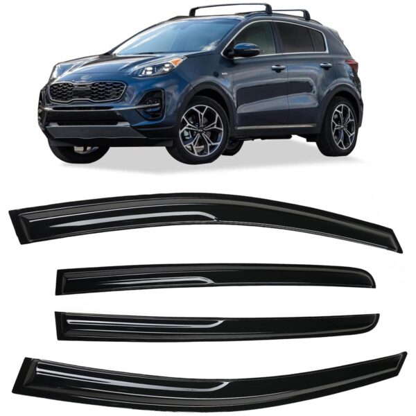 هوايات شباك ( واقي مطر ) كيا سبورتاج 2017-2022